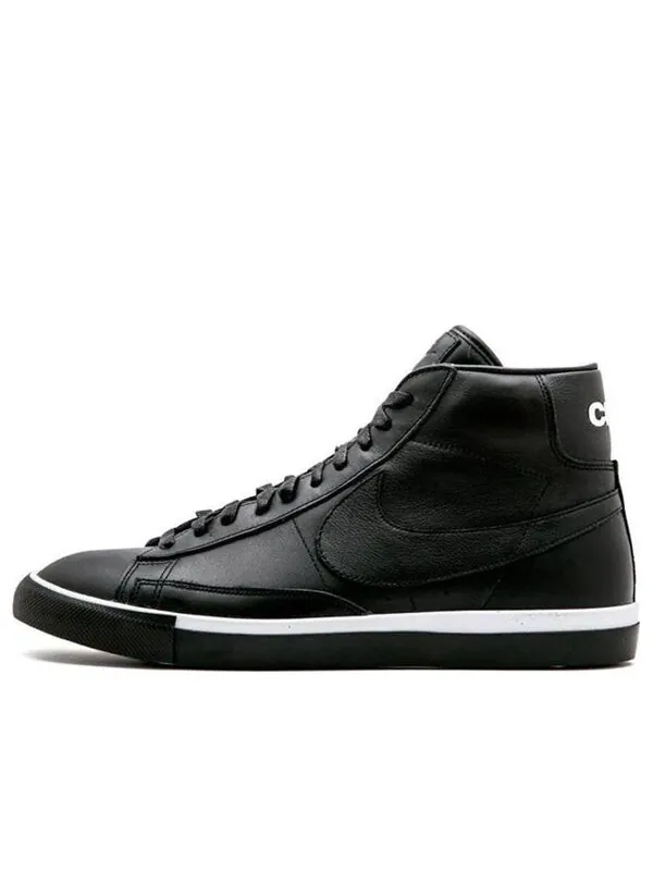 Кроссовки comme des garcons x blazer высокие Nike — изображение 1 из 4, черный