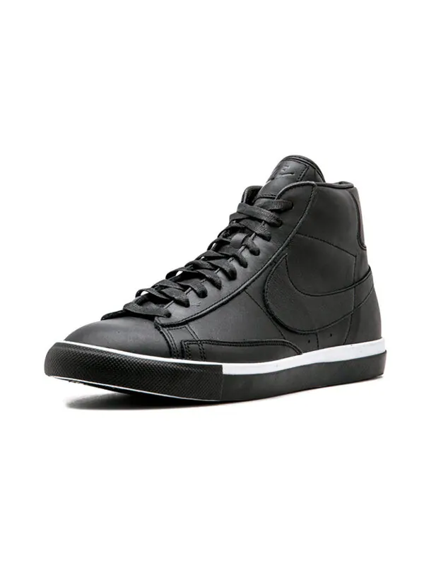 Кроссовки comme des garcons x blazer высокие Nike — изображение 3 из 4, черный