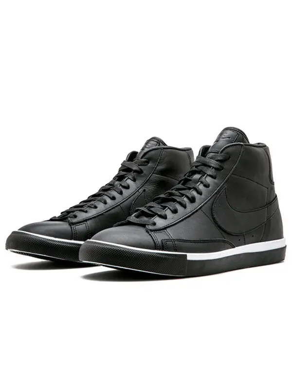 Кроссовки comme des garcons x blazer высокие Nike — изображение 4 из 4, черный