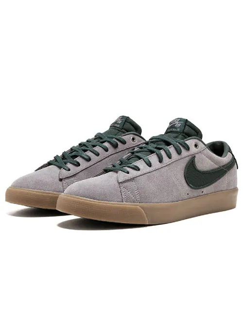 Кроссовки sb skateboard blazer low gt Nike — изображение 2 из 4, серый/зеленый