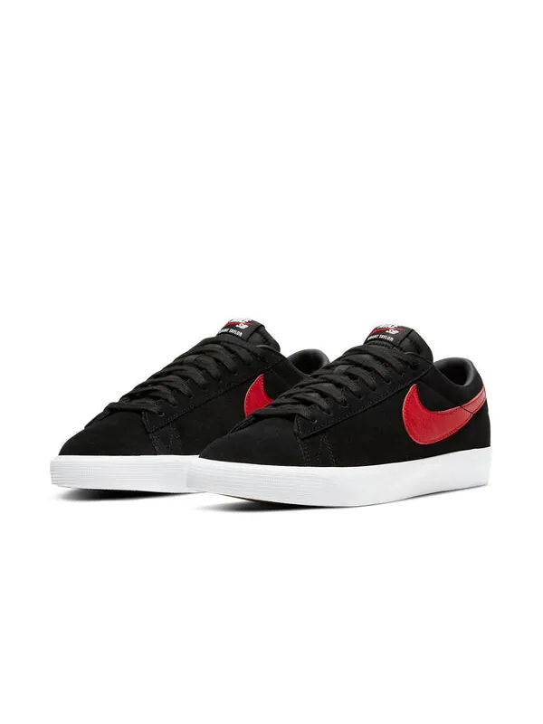 Кроссовки zoom blazer low gt sb 'bred' Nike — изображение 3 из 4, черный/красный/белый