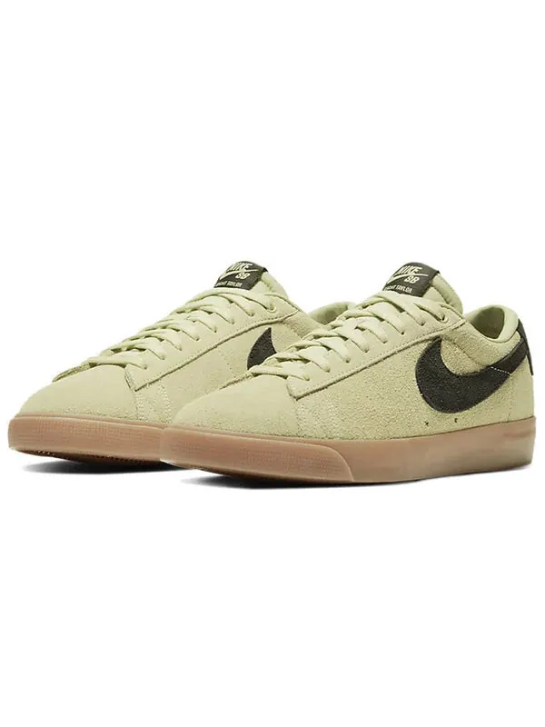 Кроссовки блейзер низкий Nike — изображение 3 из 4, зеленый