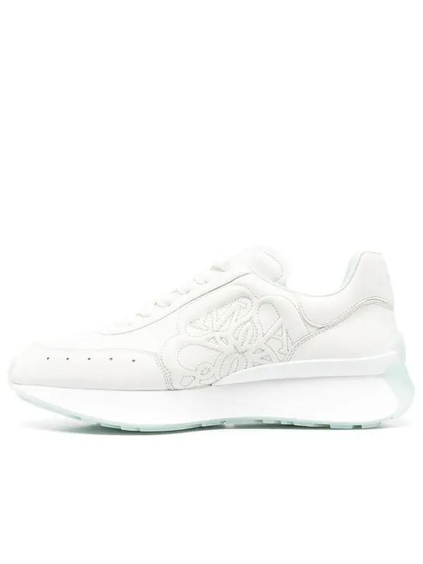 Кроссовки sprint runner 'white green' Alexander Mcqueen — изображение 1 из 4, белый/зеленый