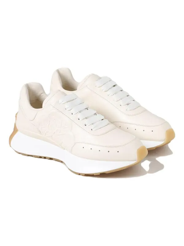 Кроссовки sprint runner 'vanilla' Alexander Mcqueen — изображение 4 из 4, бежевый/белый