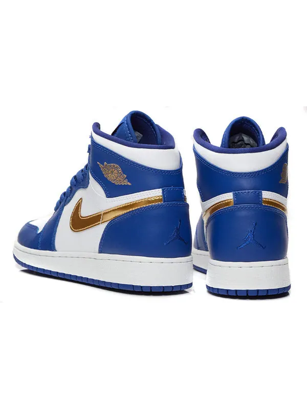 Кроссовки 1 retro high 'deep royal blue' Air Jordan — изображение 3 из 4, белый