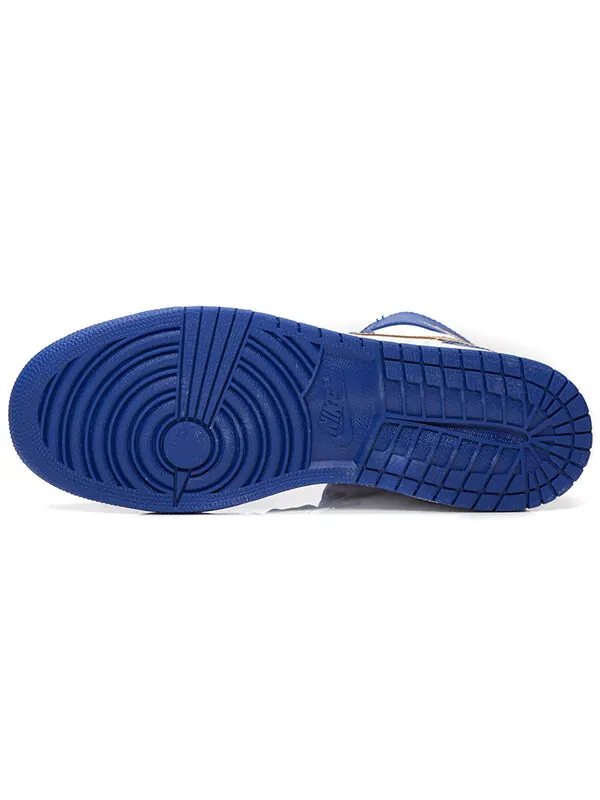 Кроссовки 1 retro high 'deep royal blue' Air Jordan — изображение 4 из 4, белый
