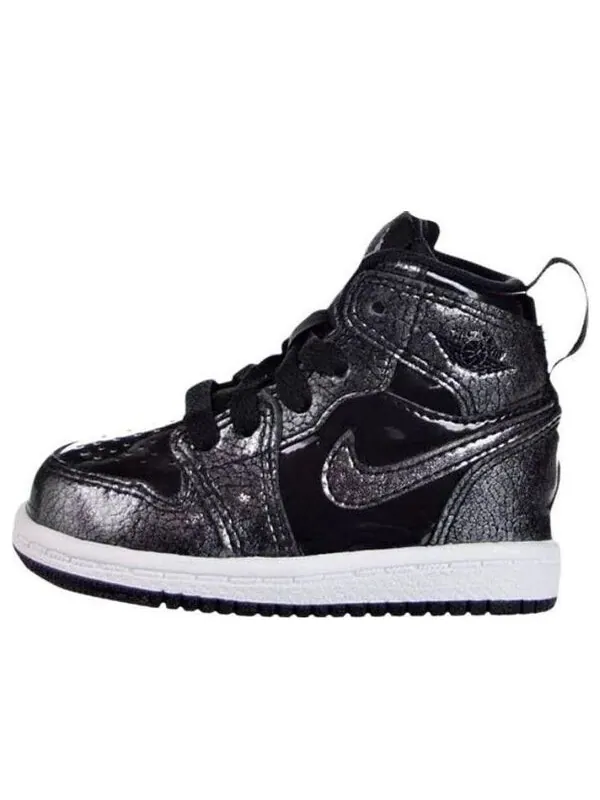 Кроссовки 1 ретро высокие bt Air Jordan — изображение 1 из 1, черный/черный/белый