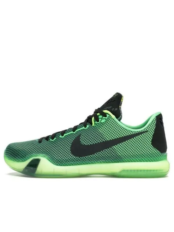 Кроссовки кобе 10 Nike — изображение 1 из 4, зеленый/красный/зеленый