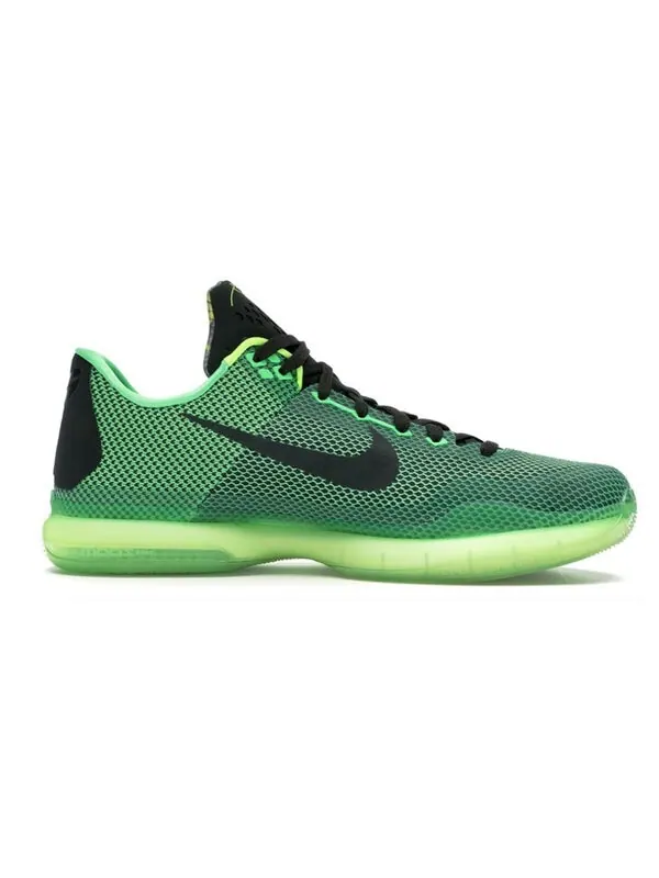Кроссовки кобе 10 Nike — изображение 2 из 4, зеленый/красный/зеленый