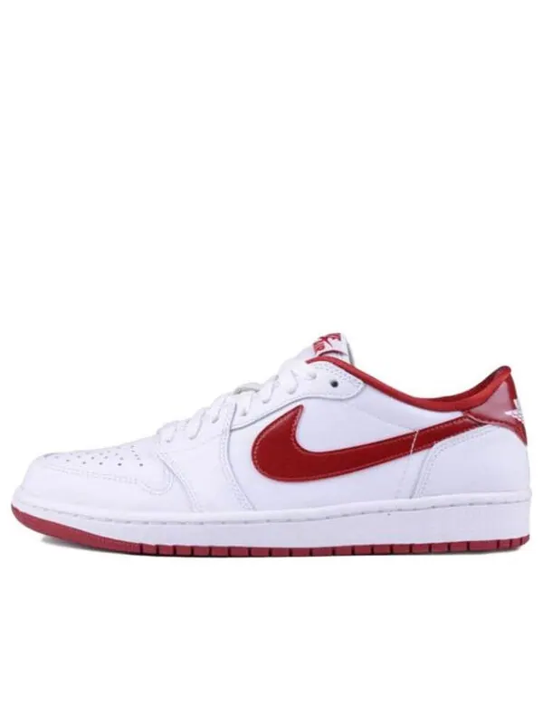 Кроссовки 1 ретро низкие og Air Jordan — изображение 1 из 4, белый/красный-белый