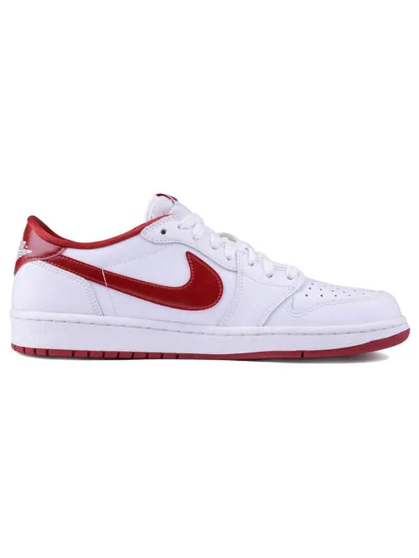 Кроссовки 1 ретро низкие og Air Jordan — изображение 2 из 4, белый/красный-белый
