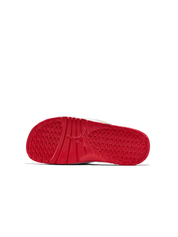 Тапочки hydro 7 retro soft sole cozy sports slippers gray red orange 'white' Air Jordan — изображение 2 из 3