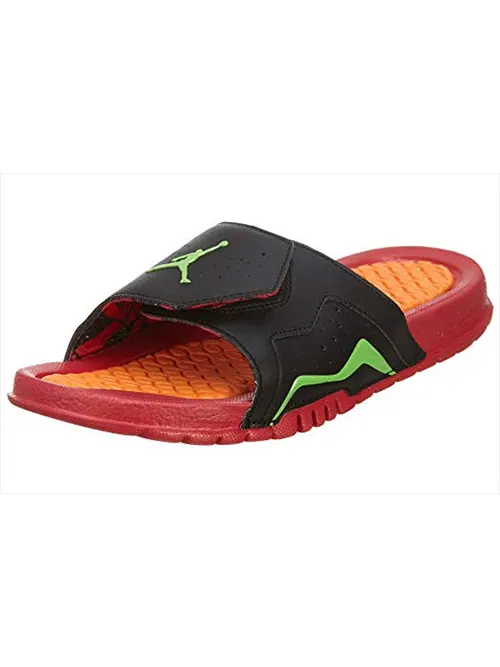 Тапочки hydro 7 retro slide 'bright mandarin' Air Jordan — изображение 2 из 4, черный