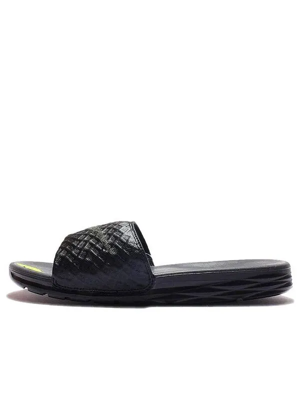Тапочки benassi solarsoft 2 'anthracite' Nike — изображение 1 из 4, черный