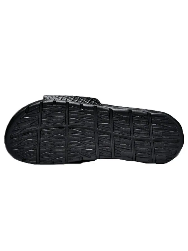 Тапочки benassi solarsoft 2 'anthracite' Nike — изображение 4 из 4, черный