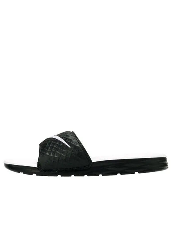 Тапочки benassi solarsoft 'black' Nike