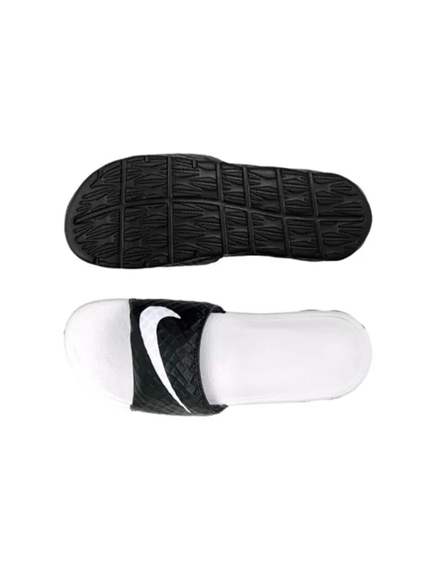 Тапочки benassi solarsoft 'black' Nike — изображение 4 из 4, черный/белый