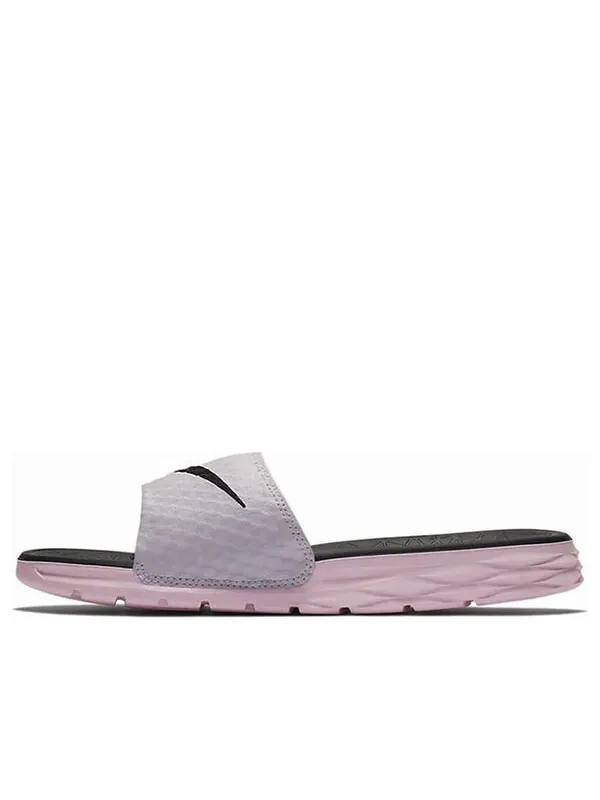 Тапочки benassi solarsoft 2 slide 'arctic pink black' Nike