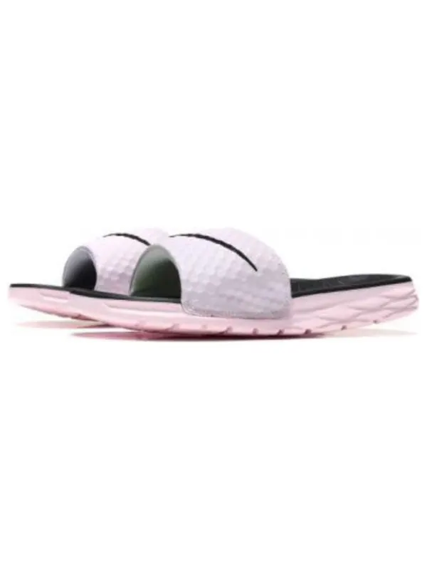 Тапочки benassi solarsoft 2 slide 'arctic pink black' Nike — изображение 3 из 4, розовый/черный
