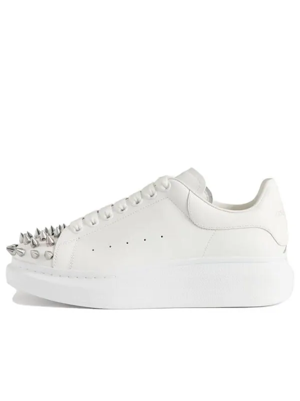 Кроссовки leather spike larry sneakers 'white' Alexander Mcqueen — изображение 1 из 4, белый