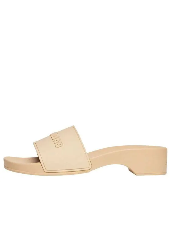 Тапочки pool clogs 'beige' Balenciaga