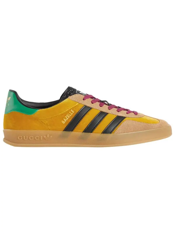 Кроссовки adidas x gazelle 'yellow' Gucci — изображение 2 из 2, желтый/черный