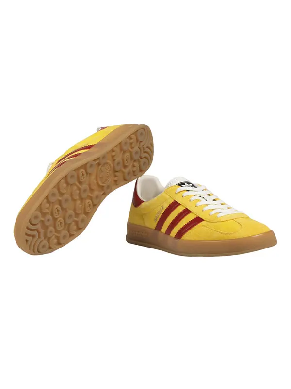 Кроссовки adidas x gazelle 'yellow velvet' Gucci — изображение 4 из 4, желтый