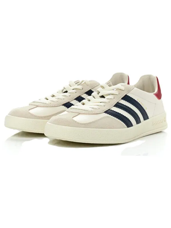 Кроссовки adidas x gazelle 'white navy' Gucci — изображение 2 из 4, белый/темно-синий