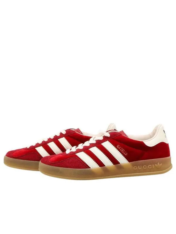 Кроссовки x gucci gazelle Adidas — изображение 2 из 4, красный
