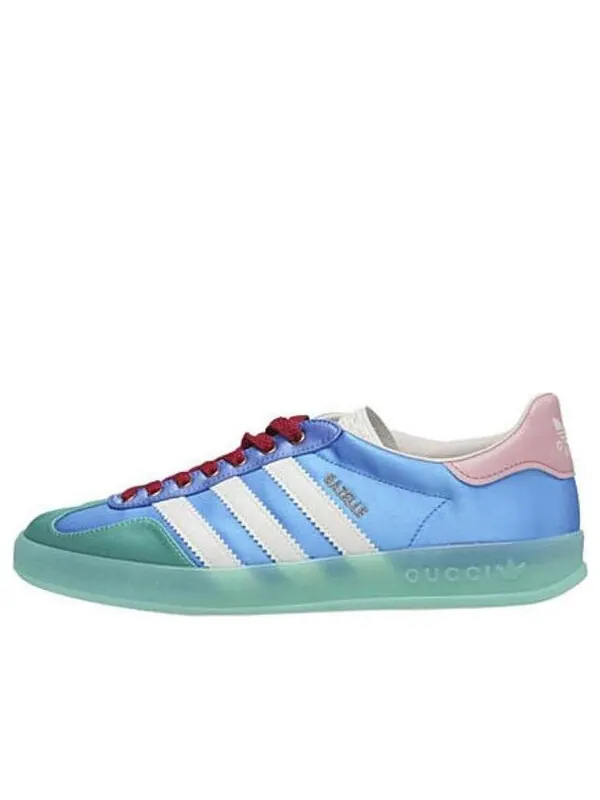 Кроссовки adidas x gazelle 'light blue silk' Gucci — изображение 1 из 4