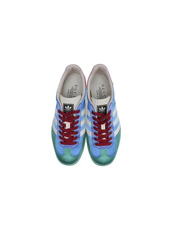Кроссовки adidas x gazelle 'light blue silk' Gucci — изображение 3 из 4