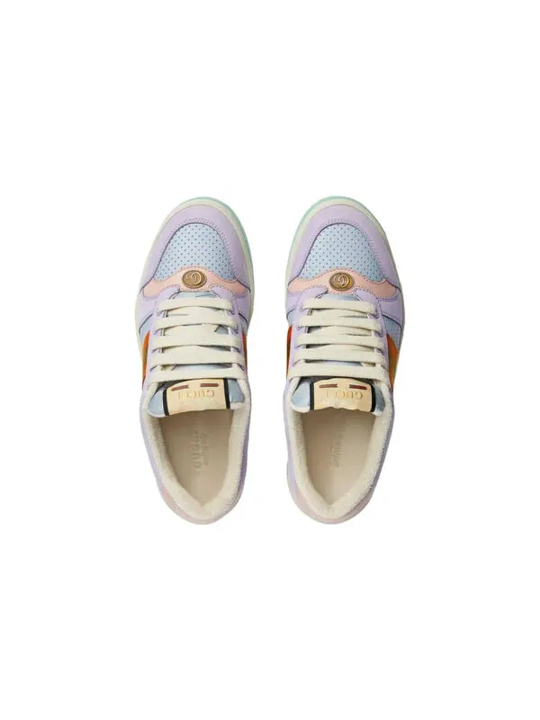 Кроссовки lovelight screener 'purple orange' Gucci — изображение 3 из 4, фиолетовый оранжевый