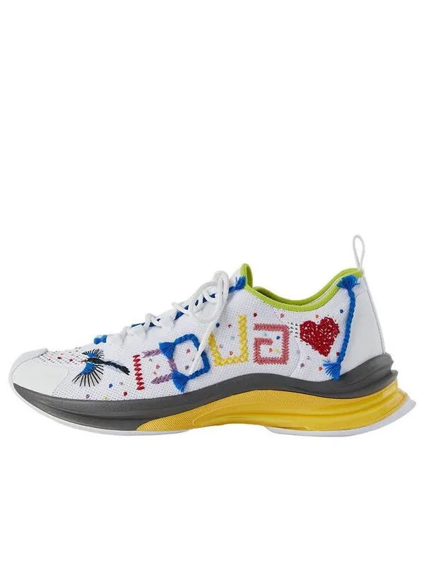 Кроссовки run sneaker 'lovelight' Gucci — изображение 1 из 4, белый/синий/красный