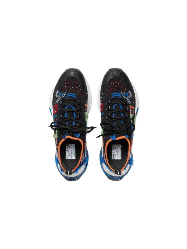 Кроссовки run sneaker 'lovelight black' Gucci — изображение 3 из 4, черный/синий