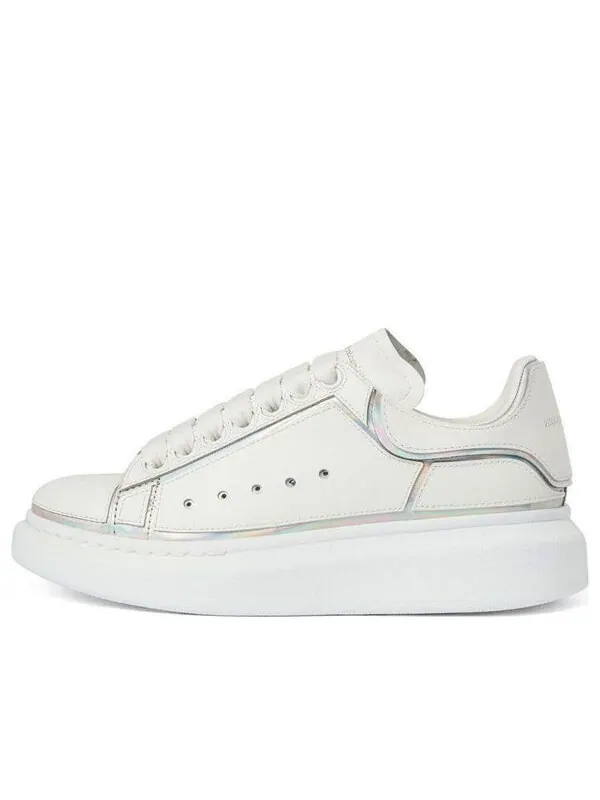 Кроссовки oversized sneakers 'white silver' Alexander Mcqueen — изображение 1 из 4, белый/серебристый