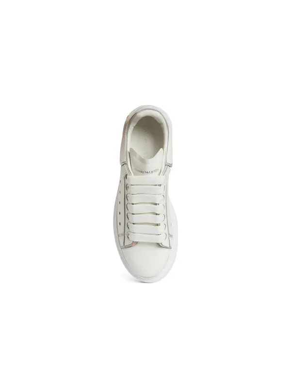 Кроссовки oversized sneakers 'white silver' Alexander Mcqueen — изображение 3 из 4, белый/серебристый