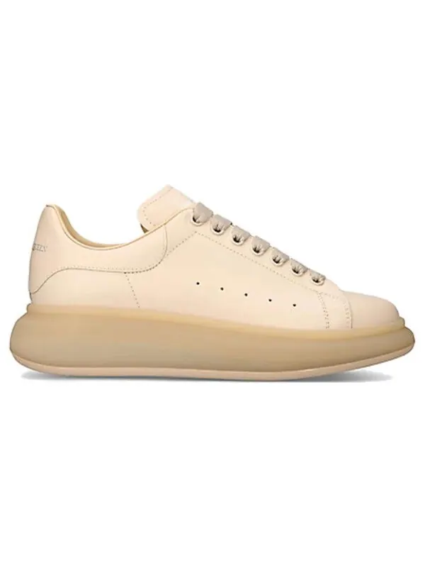 Кроссовки oversized low-top sneakers 'beige' Alexander Mcqueen — изображение 2 из 4, бежевый