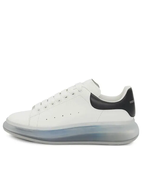 Кроссовки oversized sneakers 'clear sole white navy blue' Alexander Mcqueen — изображение 1 из 4