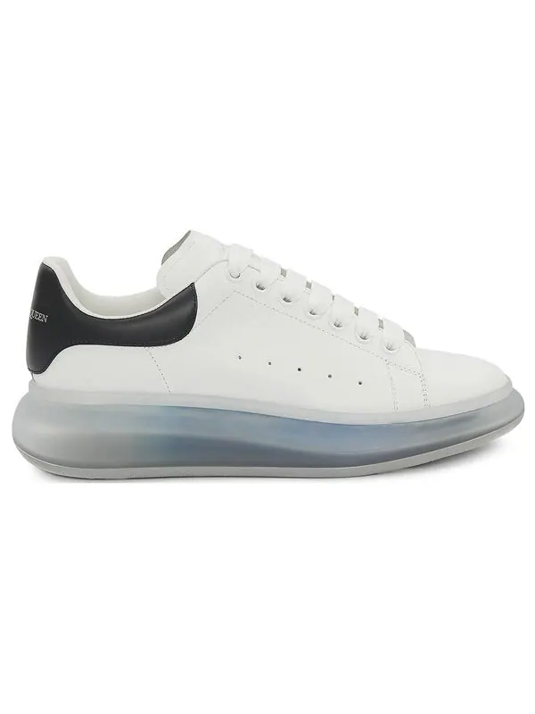 Кроссовки oversized sneakers 'clear sole white navy blue' Alexander Mcqueen — изображение 2 из 4