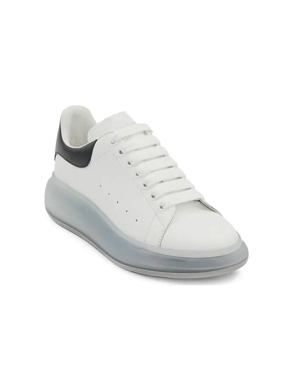 Кроссовки oversized sneakers 'clear sole white navy blue' Alexander Mcqueen — изображение 3 из 4