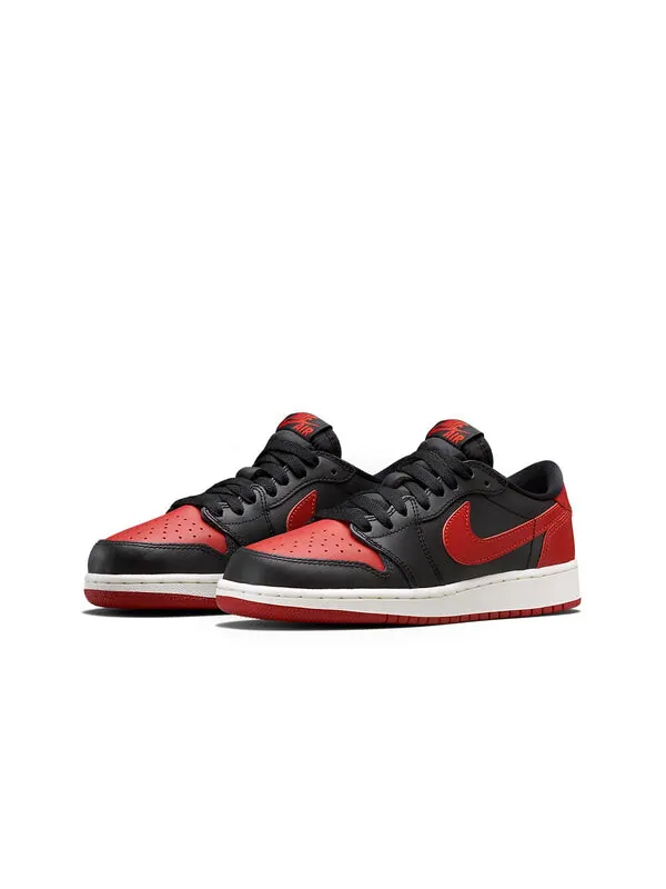 Кроссовки 1 ретро низкие og Air Jordan — изображение 2 из 4, черный/красный