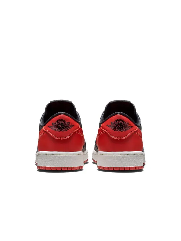 Кроссовки 1 ретро низкие og Air Jordan — изображение 4 из 4, черный/красный