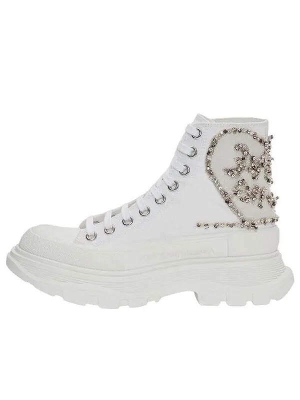 Кроссовки tread slick boots 'white gold' Alexander Mcqueen — изображение 1 из 4, белый/золотистый