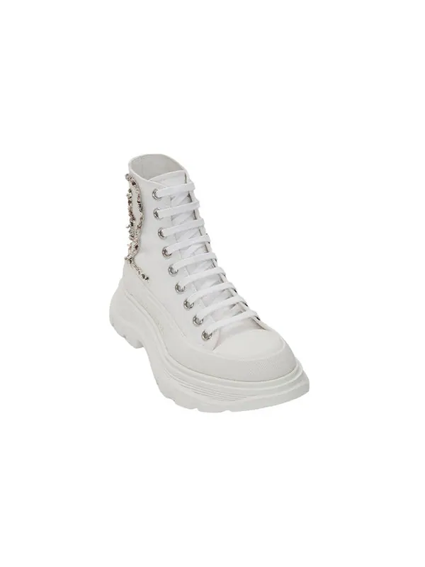 Кроссовки tread slick boots 'white gold' Alexander Mcqueen — изображение 2 из 4, белый/золотистый