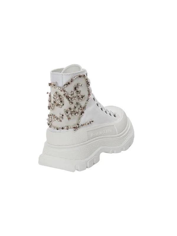 Кроссовки tread slick boots 'white gold' Alexander Mcqueen — изображение 3 из 4, белый/золотистый