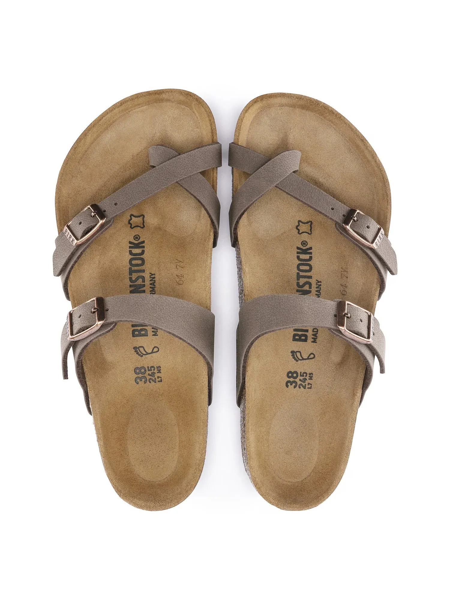 Сандалии Birkenstock Mayari Birko-Flor — изображение 6 из 12, коричневый