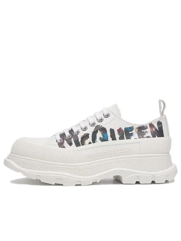 Кроссовки tread slick lace-up shoes 'white multi' Alexander Mcqueen — изображение 1 из 4, белый/мульти