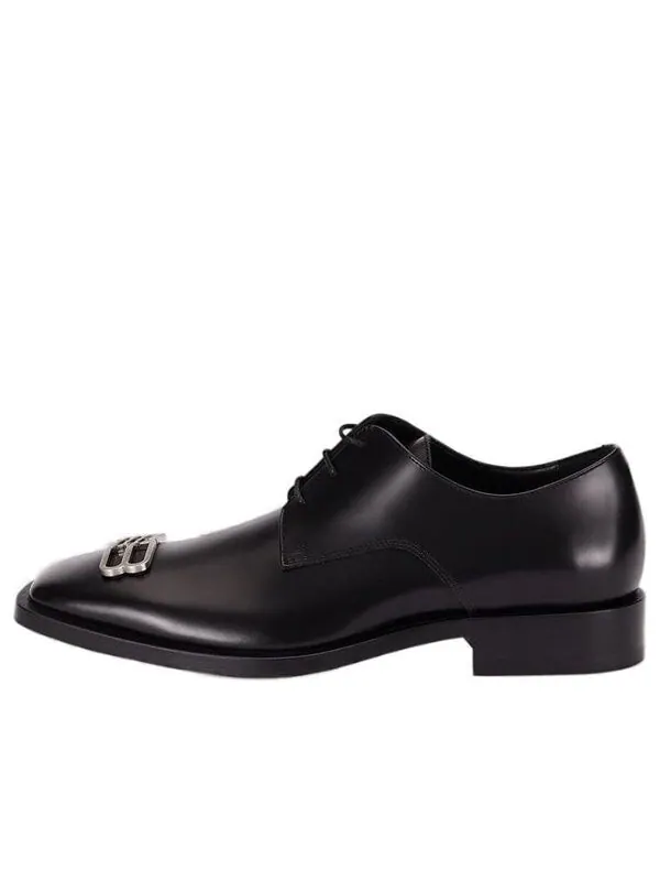 Кроссовки rim derby leather shoes 'black' Balenciaga — изображение 1 из 4, черный