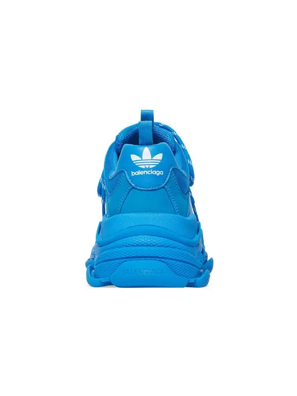 Кроссовки x adidas triple s sneakers 'blue white' Balenciaga — изображение 4 из 4, синий/белый