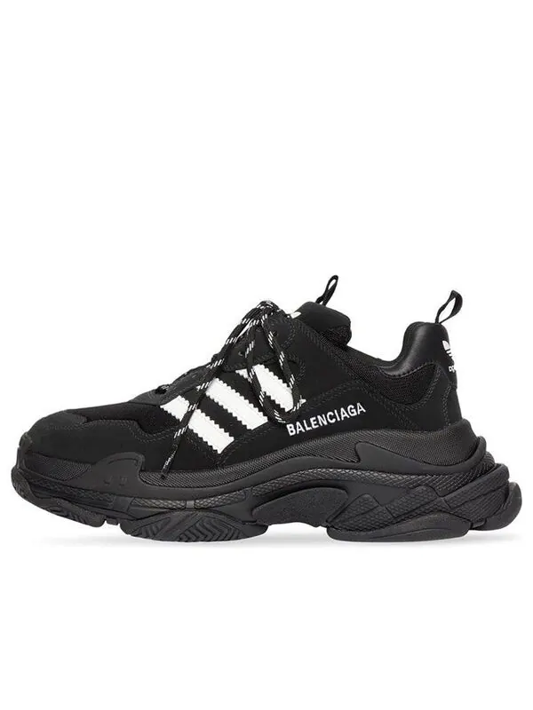 Кроссовки adidas x triple s sneaker 'black white' Balenciaga — изображение 1 из 4, черный/белый